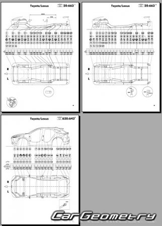   Toyota Harrier (AXUH8# MXUA8#) 2020-2027 (RH Japanese market) Body dimensions