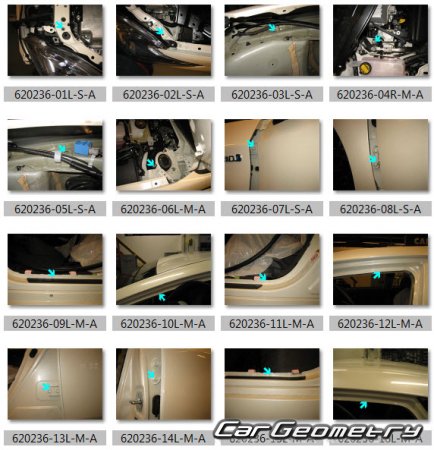   Toyota Prius (ZVW30) 2009-2015 (RH Japanese market) Body dimensions