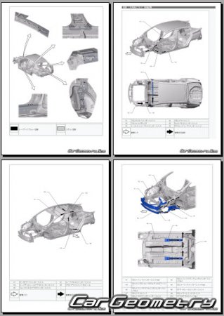   Toyota Prius (ZVW5#) 2015-2020 (RH Japanese market) Body dimensions
