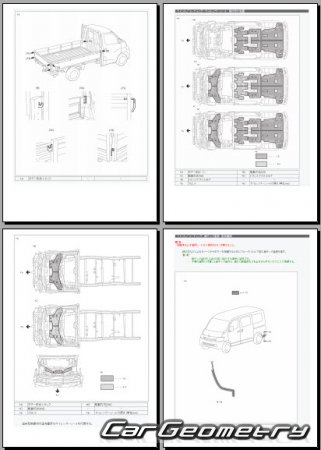 Toyota LiteAce  Toyota TownAce 2008-2020 (RH Japanese market) Body dimensions