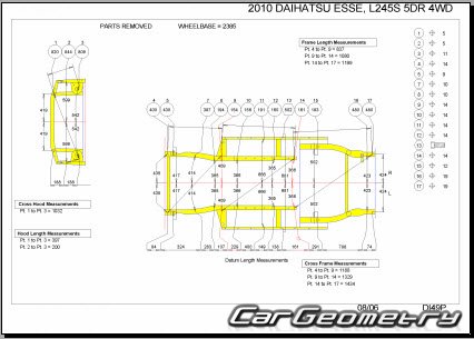   Daihatsu Esse (L235S L245S) 20052011 (RH Japanese market) Body Repair Manual