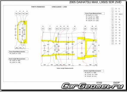   Daihatsu Max 2002-2006 (RH Japanese market) Body Repair Manual