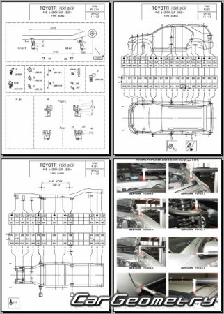 Toyota Fortuner 20112015 Body Repair Manual
