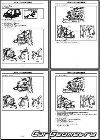   Daihatsu Move (L150 L160) 2002-2006 (RH Japanese market) Body Repair Manual