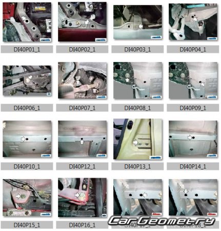 Daihatsu Move Latte (L550S L560S) 2004-2009 (RH Japanese market) Body Repair Manual