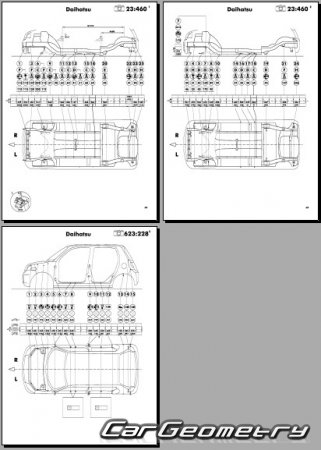   Daihatsu Esse (L235S L245S) 20052011 (RH Japanese market) Body Repair Manual