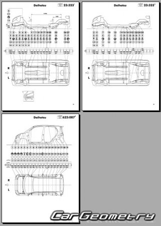   Daihatsu Max 2002-2006 (RH Japanese market) Body Repair Manual