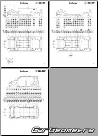   Daihatsu Max 2002-2006 (RH Japanese market) Body Repair Manual