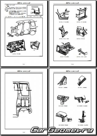   Daihatsu Atrai 7  Daihatsu Hijet 1999-2004 (RH Japanese market) Body Repair Manual