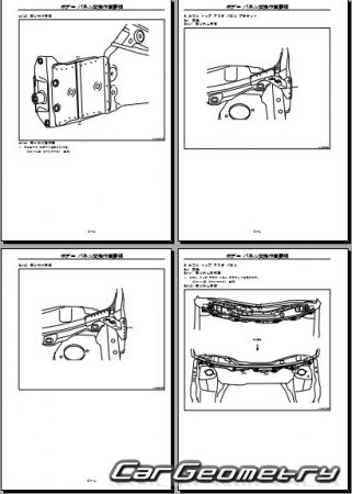 Daihatsu Tanto (L350 L360) 20032007 (RH Japanese market) Body Repair Manual