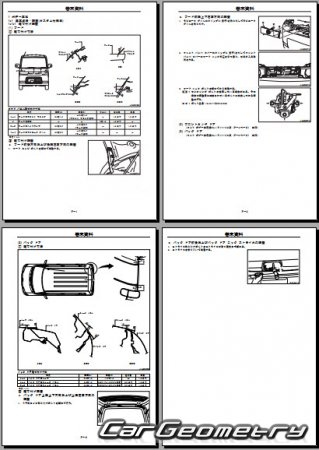 Daihatsu Tanto (L350 L360) 20032007 (RH Japanese market) Body Repair Manual