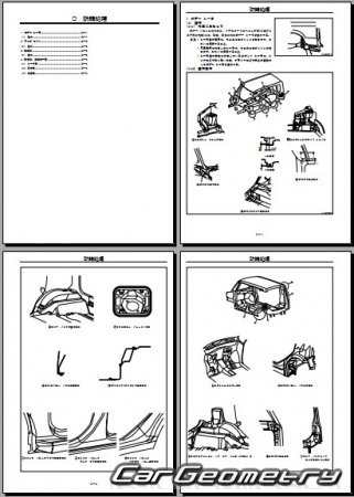 Daihatsu Tanto (L350 L360) 20032007 (RH Japanese market) Body Repair Manual