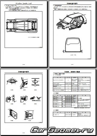   Daihatsu Terios & Terios Kid (J100) 19972005 (RH Japanese market) Body Repair Manual