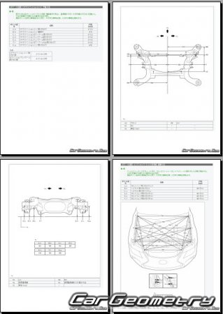 Lexus GS F (URL10) 2015-2020 (RH Japanese market) Body dimensions