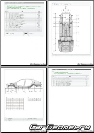 Lexus LS500h (GVF50 GVF55) 20172022 (RH Japanese market) Body dimensions