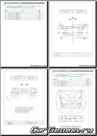 Lexus LS460  LS460L 20062009 (RH Japanese market) Body dimensions