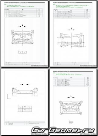 Lexus LS460  LS460L 20062009 (RH Japanese market) Body dimensions