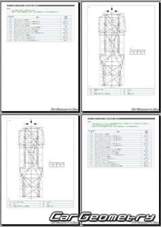 Lexus LS460  LS460L 20062009 (RH Japanese market) Body dimensions