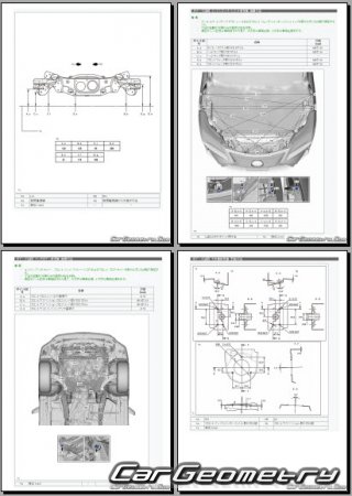 Lexus RX300 (AGL20 AGL25) 2017-2021 (RH Japanese market) Body dimensions