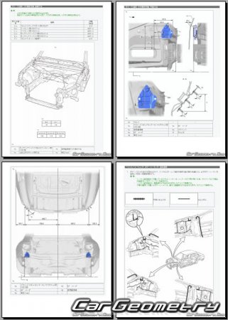 Lexus IS 300h (AVE30 AVE35) 2017-2023 (RH Japanese market) Body dimensions