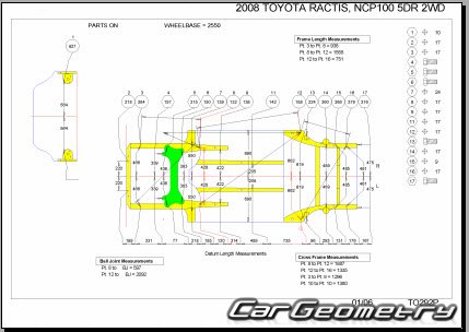   Toyota Ractis 20052010 RH Body Repair Manual