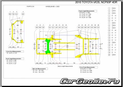 Toyota Vios (XP90) 20072013 RH Body Repair Manual