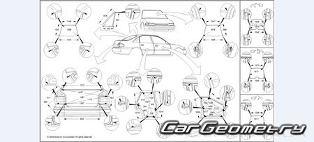   Volvo 850 1992-1997 (Sedan Wagon) Body dimensions