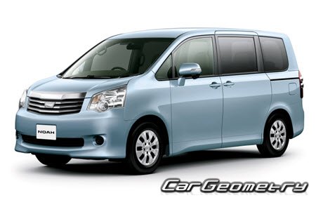   Toyota Noah 2007-2014,   Toyota Voxy 2007-2014