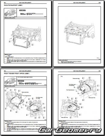   Toyota Rukus (AZE151R) 20072015 RH Body Repair Manual