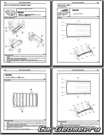   Toyota Rukus (AZE151R) 20072015 RH Body Repair Manual