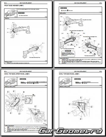   Toyota Rukus (AZE151R) 20072015 RH Body Repair Manual