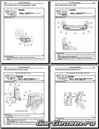   Toyota Rukus (AZE151R) 20072015 RH Body Repair Manual