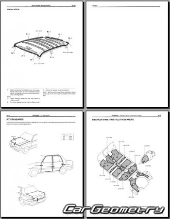   Toyota Crown Comfort (S10) 19952017 Body Repair Manual