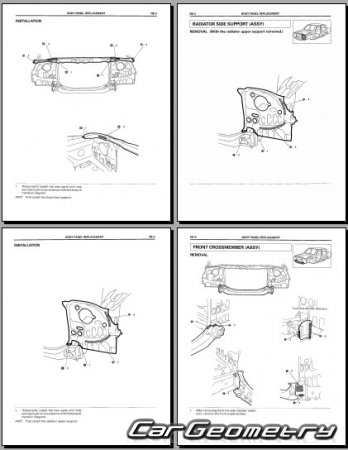   Toyota Crown Comfort (S10) 19952017 Body Repair Manual