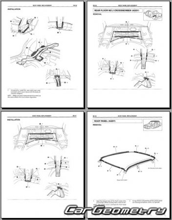   Toyota Crown Comfort (S10) 19952017 Body Repair Manual