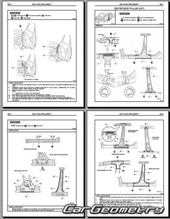 Toyota Vios (XP90) 20072013 RH Body Repair Manual