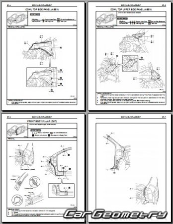 Toyota Vios (XP90) 20072013 RH Body Repair Manual