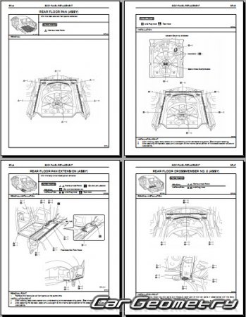 Toyota Vios (XP90) 20072013 RH Body Repair Manual