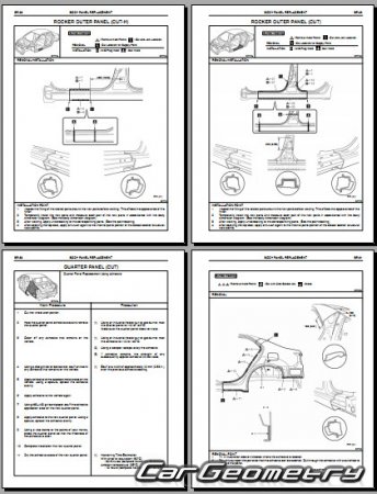 Toyota Vios (XP90) 20072013 RH Body Repair Manual