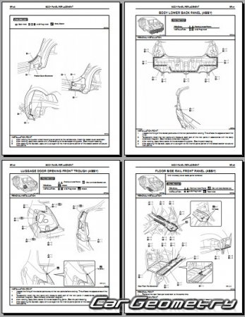 Toyota Vios (XP90) 20072013 RH Body Repair Manual