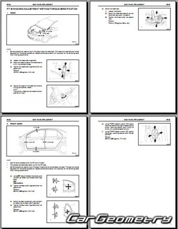 Toyota Vios (XP90) 20072013 RH Body Repair Manual