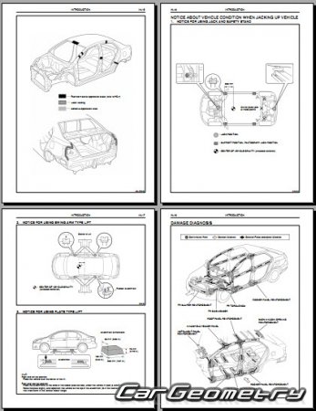 Toyota Vios (XP90) 20072013 RH Body Repair Manual