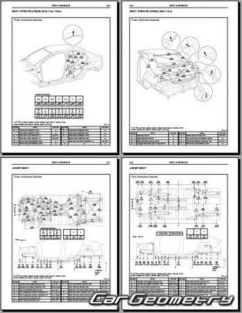 Toyota Vios (XP90) 20072013 RH Body Repair Manual