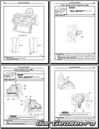 Toyota Vios (XP90) 20072013 RH Body Repair Manual