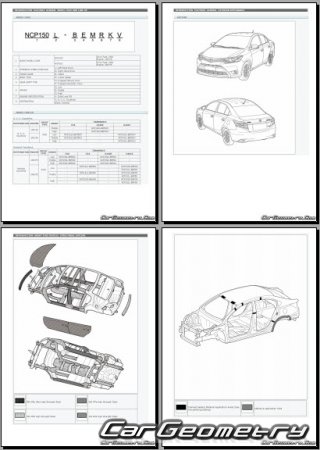 Toyota Vios  Yaris Sedan 20132017 (RH Asia market) Body dimensions