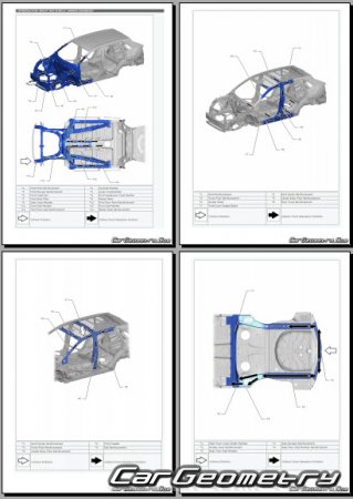 Toyota Wildlander 2020-2025 (China market) Body dimensions