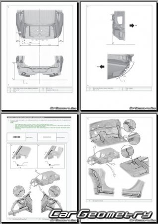 Toyota Wildlander 2020-2025 (China market) Body dimensions