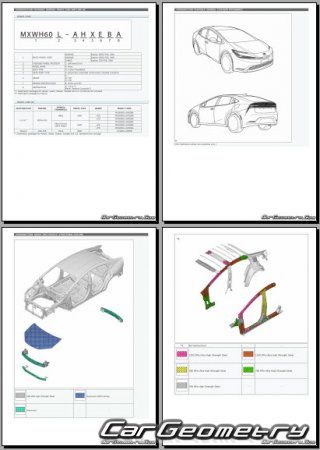  Toyota Prius (MXWH6# ZVW6#) s 2023 Body Repair Manual