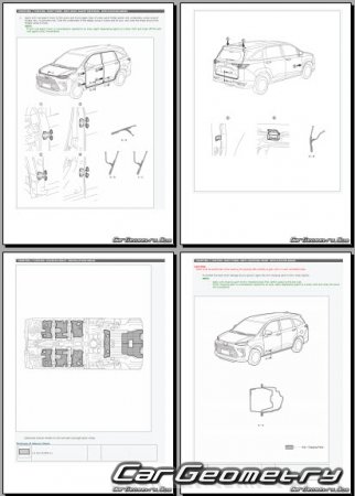 Daihatsu Xenia  Toyota Avanza (W10 W15)  2023 Body dimensions
