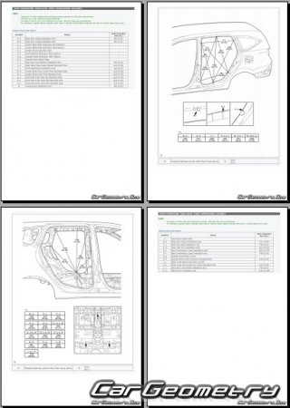 Daihatsu Sigra  Toyota Calya (B40) 2016-2022 (RH Asian market) Body dimensions